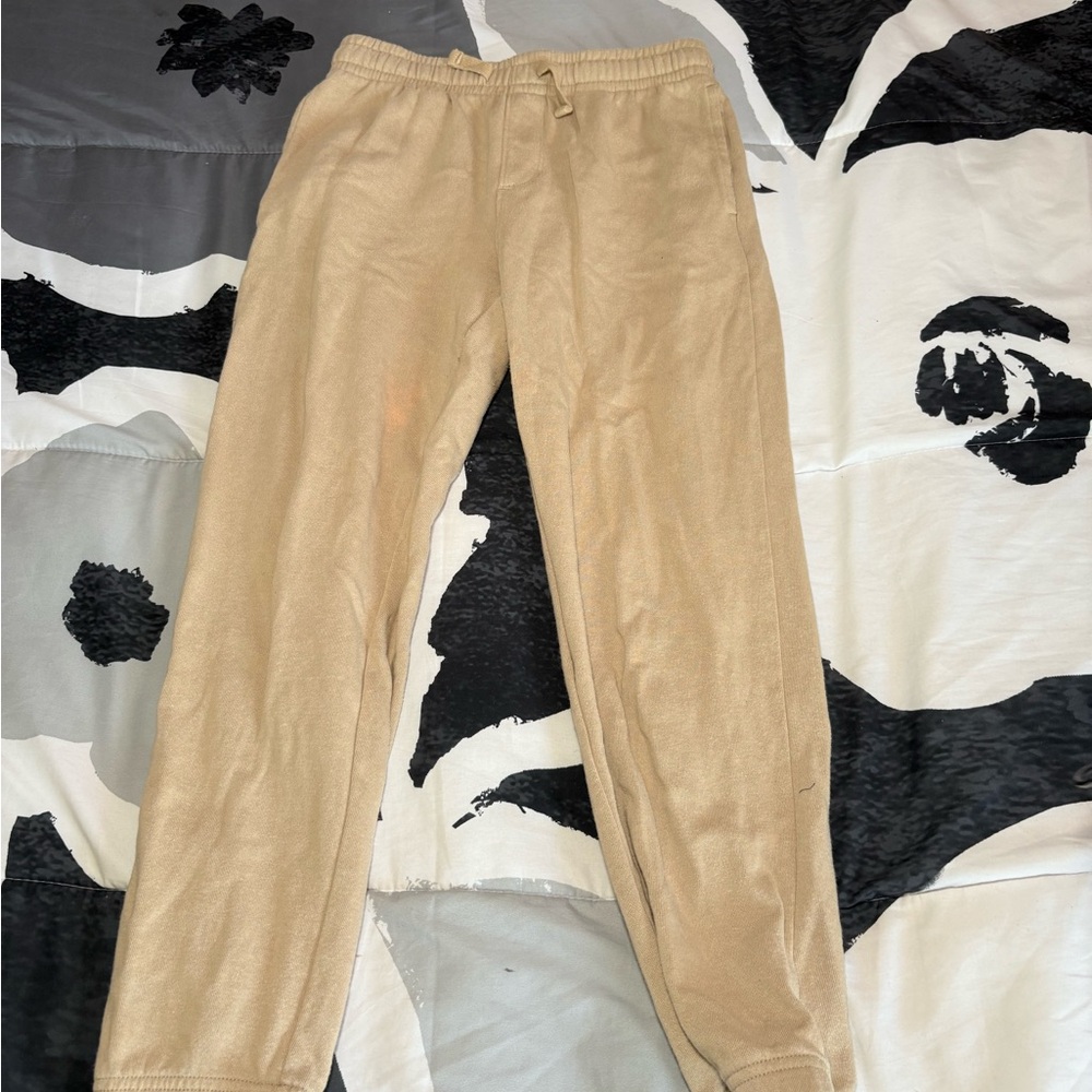 Tan Jogger Pants